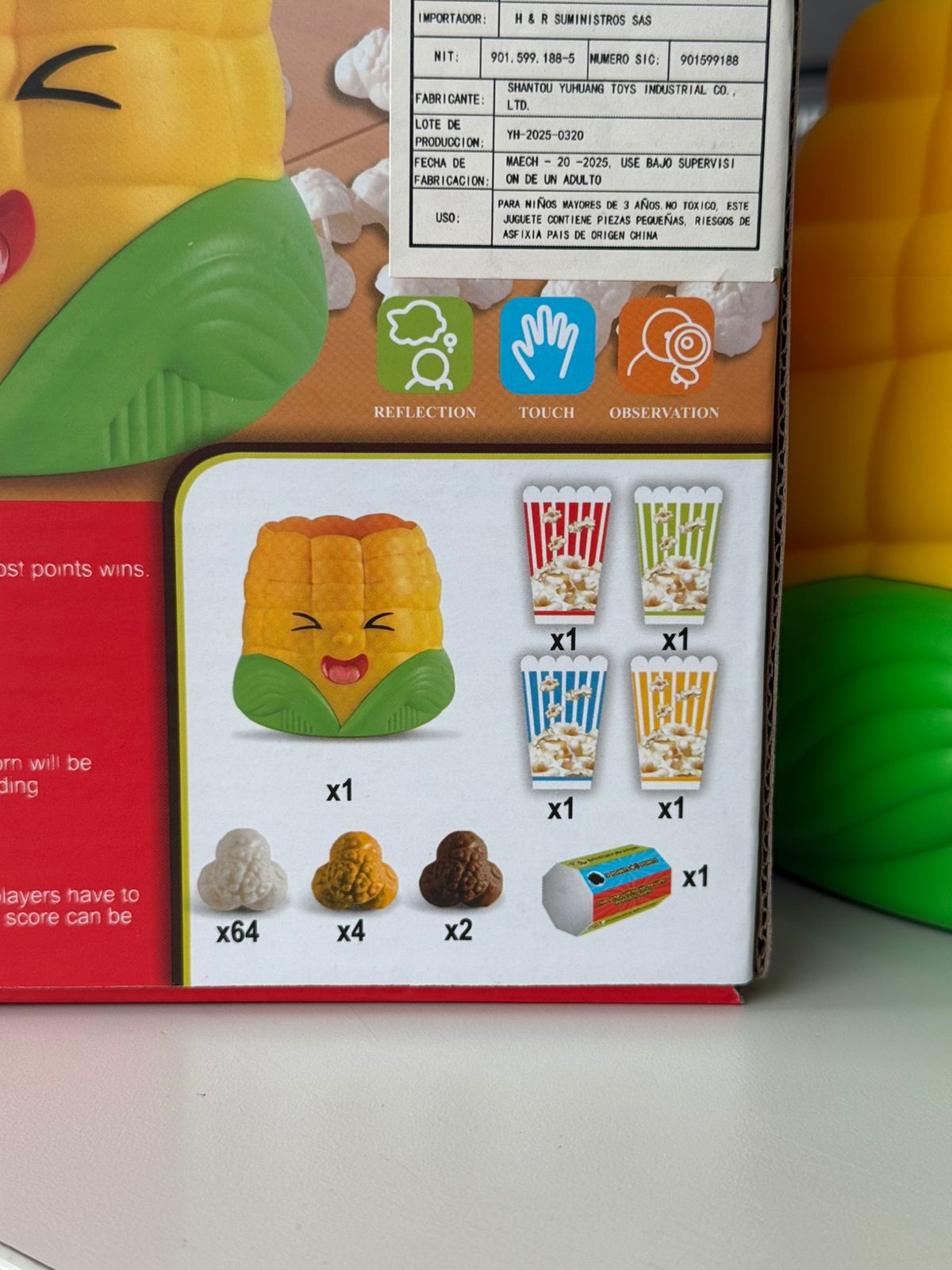 Miniatura 1 de Juego De Mesa Pop Corn Game